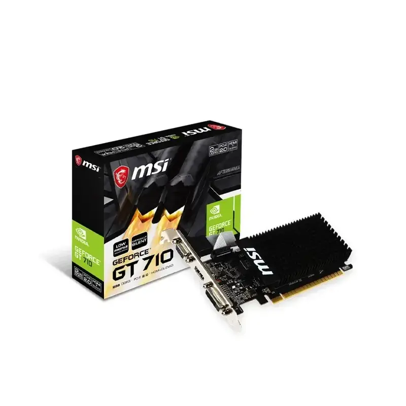 کارت گرافیک ام اس آی مدلGT 710 2GD3H LP با حافظه 2 گیگابایت